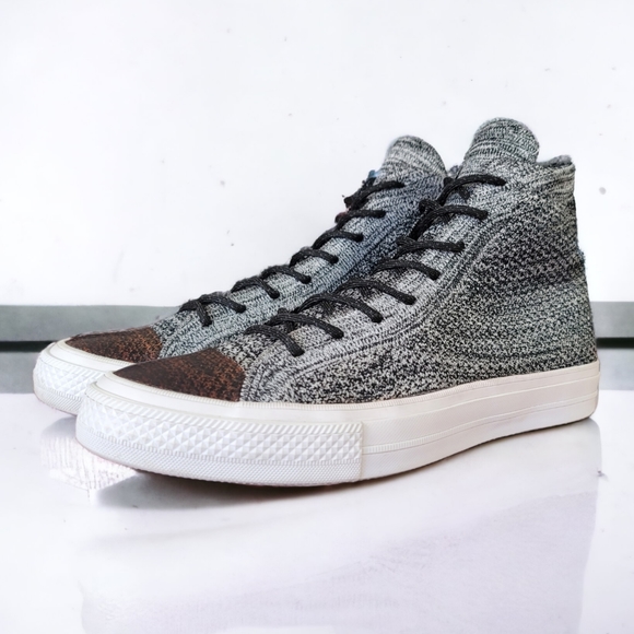 CONVERSE Mens 8 Womens 10, CTAS 2 Hi Flyknit Shoes 157510C All Star Chuck Taylor - Picture 2 of 13